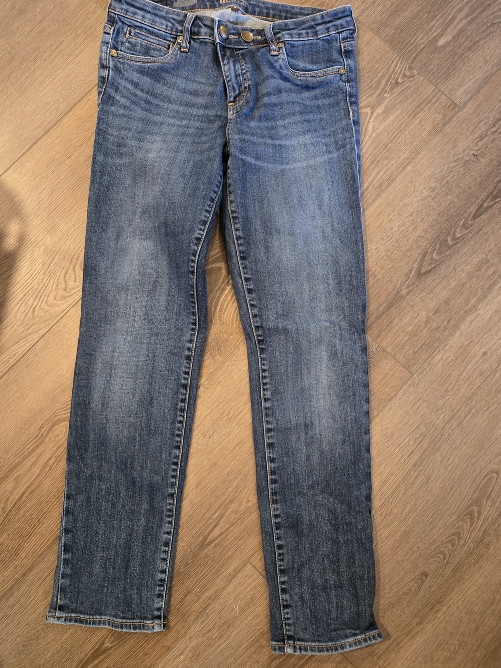 Kut from the Kloth Women's Medium Blue Straight-Leg Jeans